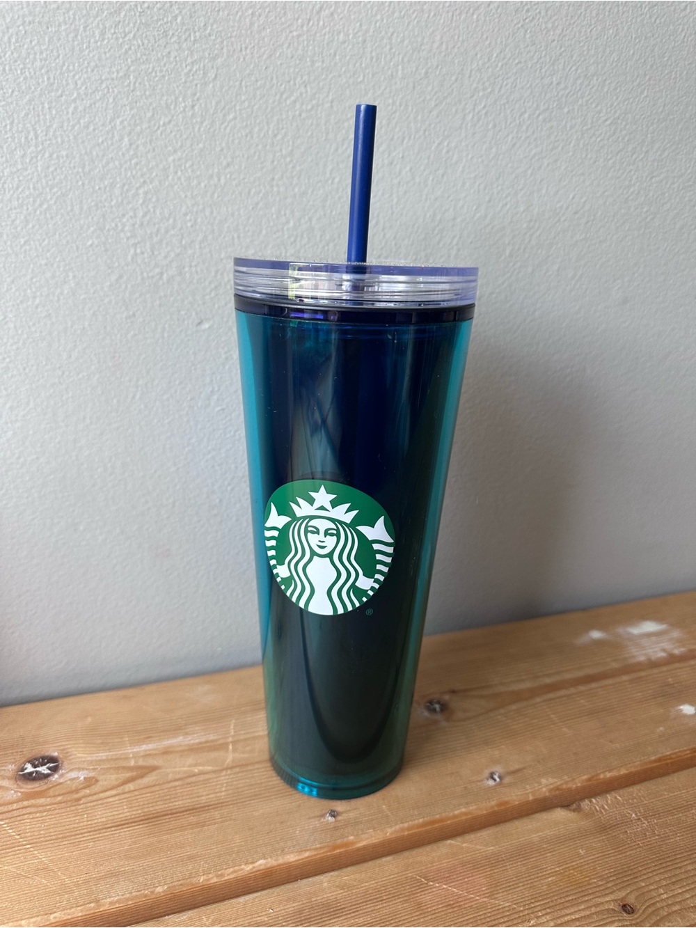 Starbucks 2022 24oz Summer Aqua Terra Confetti Decorate Your Own Lid Tumbler